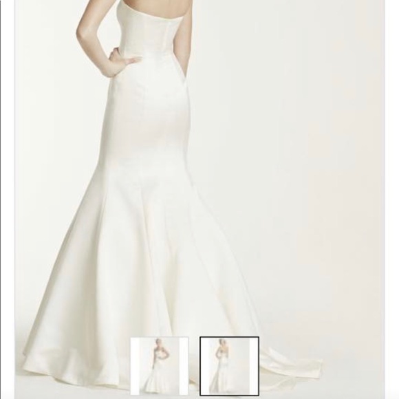 Satin Mermaid Wedding Gown - Picture 2 of 3